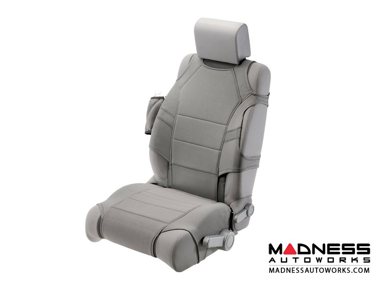 Jeep Wrangler JK Neoprene Front Seat Vests - Gray